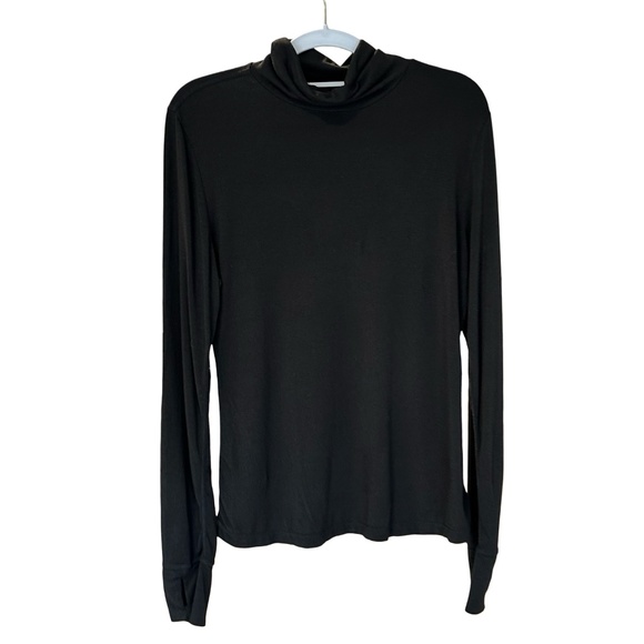 Modern Movement Women's Long Sleeve Super Soft Loose Turtleneck Black Large - Picture 7 of 7